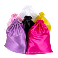 Custom Large Satin Pouch Drawstring Bags With Logo